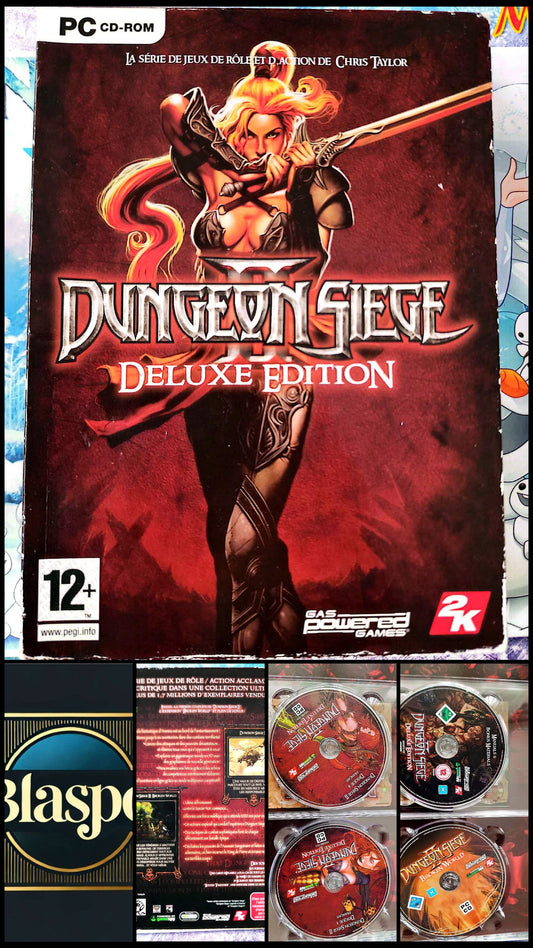 Dungeon Siege Deluxe Edition Jeu PC Complet Incomplet 1 CD Manquant Français RPG Action
