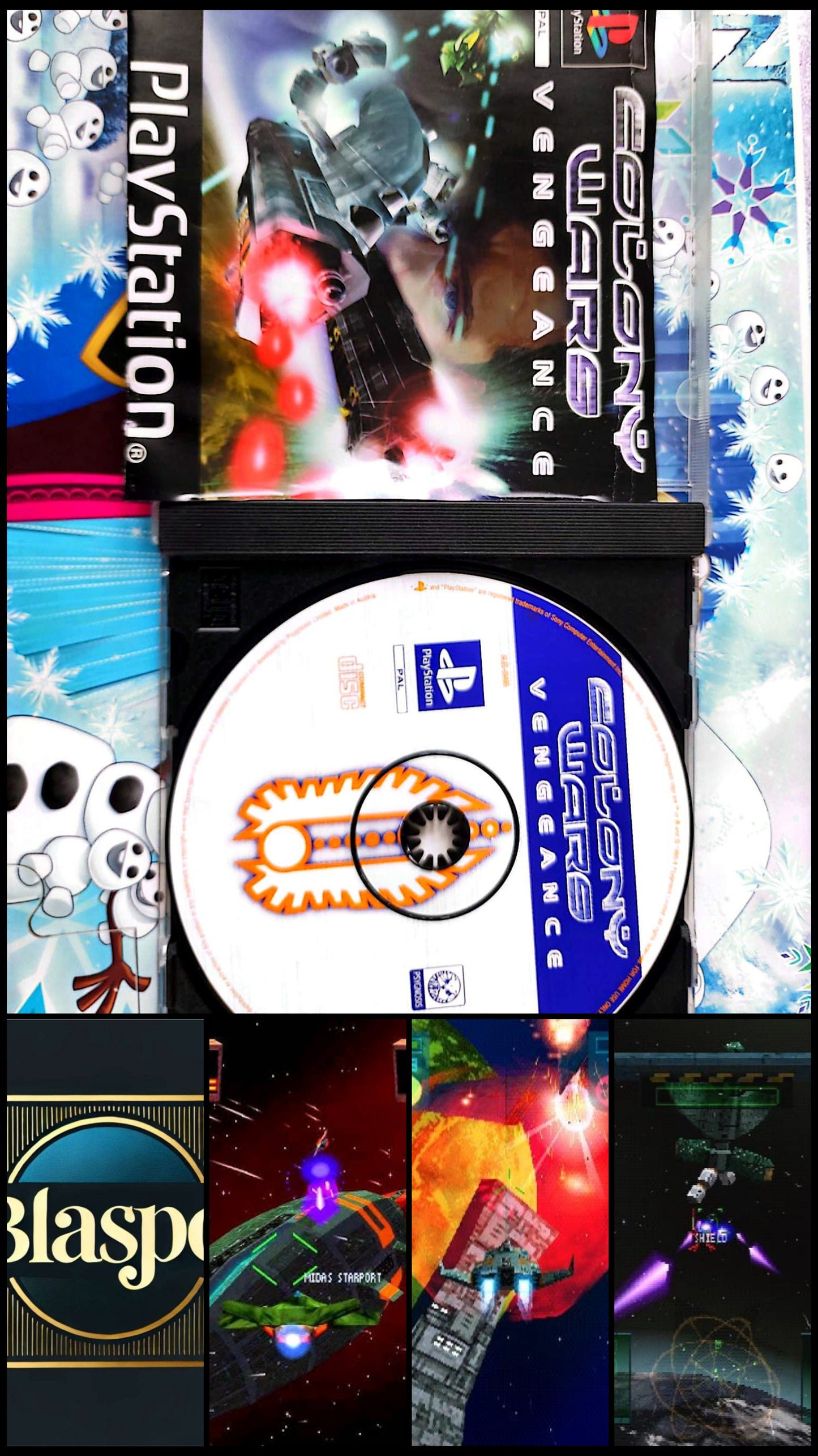 Colony Wars Vengeance PS1 Jeu PlayStation PAL CD Uniquement Avec Fiche Sans Boîtier