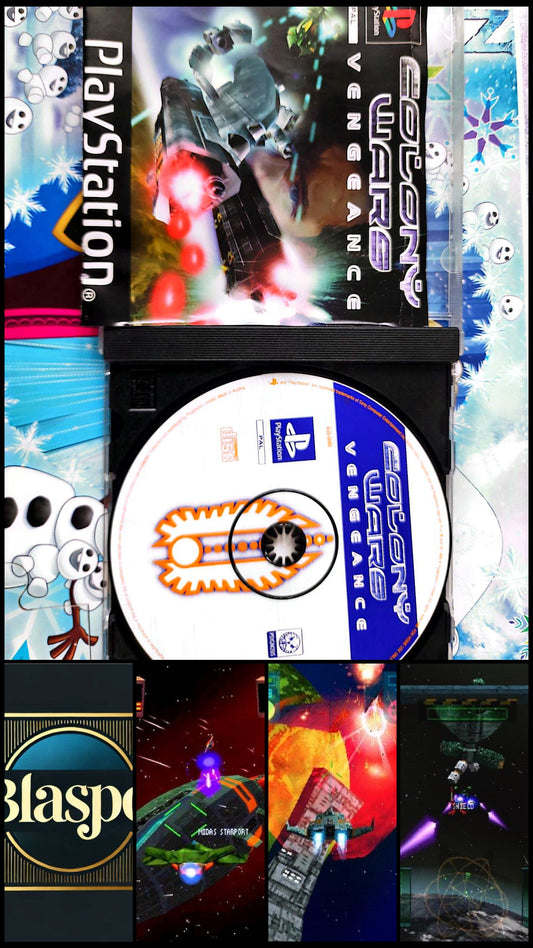 Colony Wars Vengeance PS1 Jeu PlayStation PAL CD Uniquement Avec Fiche Sans Boîtier