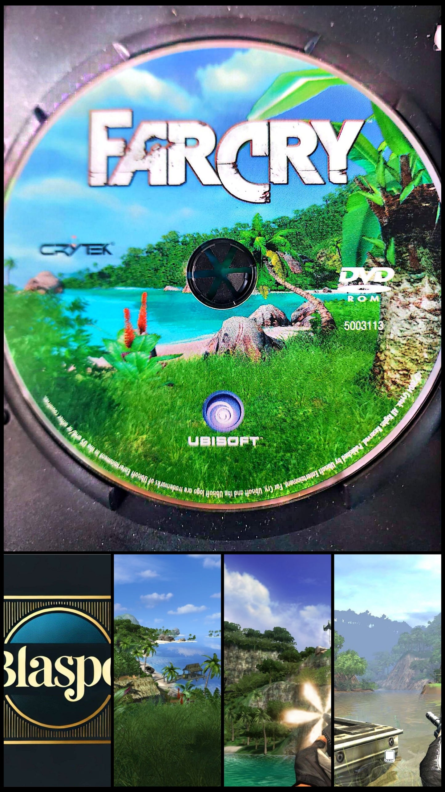 Far Cry Jeu PC DVD-ROM CD Seul Sans Boîtier Ubisoft FPS Action Aventure