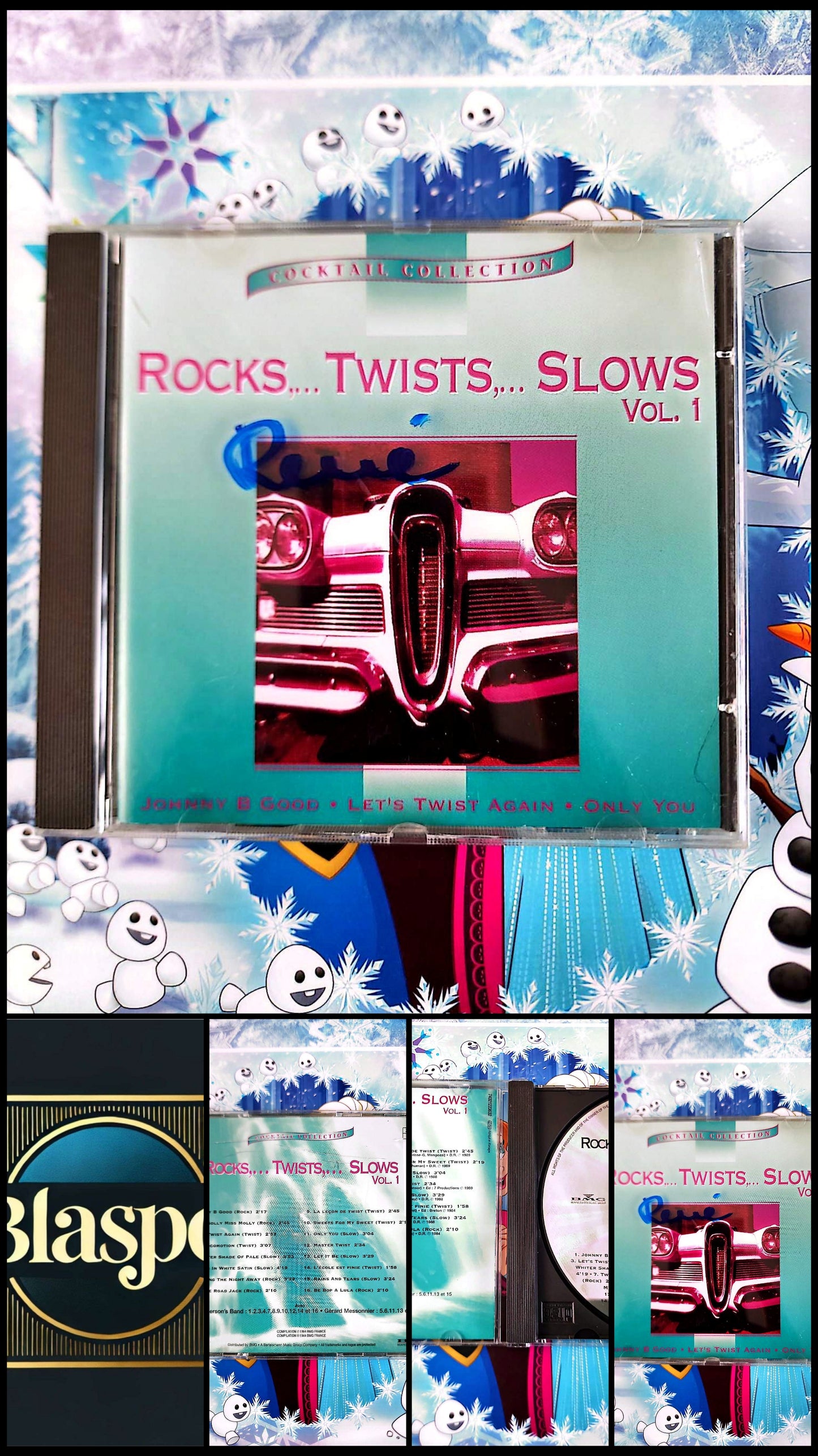 Rocks Twists Slows Vol. 1 CD Audio Cocktail Collection Rock Twist Slow Compilation BMG