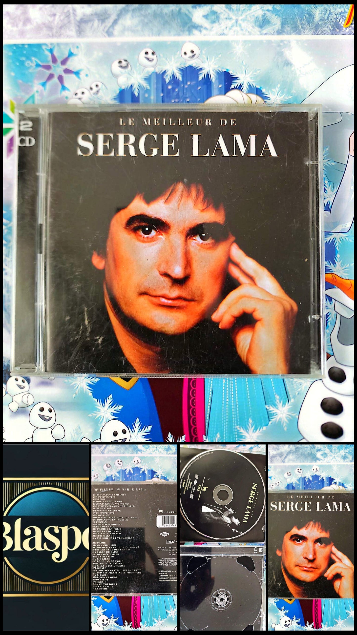 : Le Meilleur de Serge Lama CD Audio Compilation Française 2CD Dont 1 CD Manquant Chanson Française