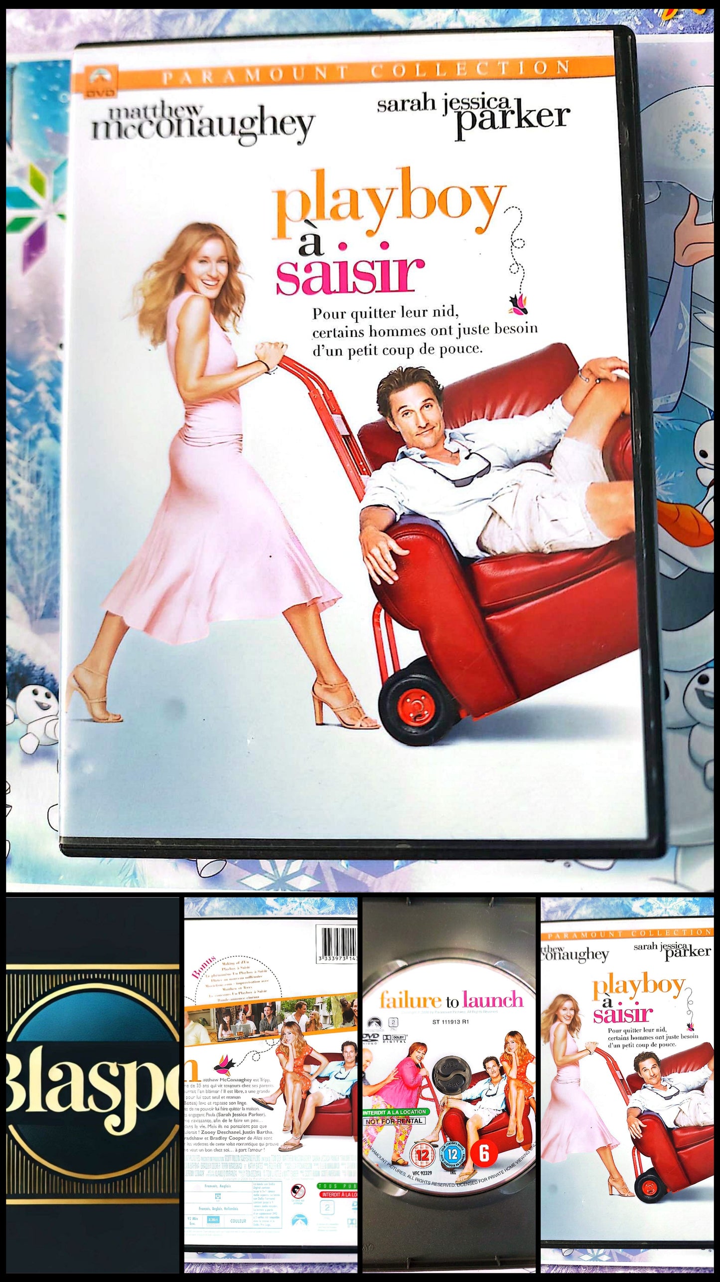 Playboy à Saisir DVD Comédie Romance Matthew McConaughey Sarah Jessica Parker Français Anglais