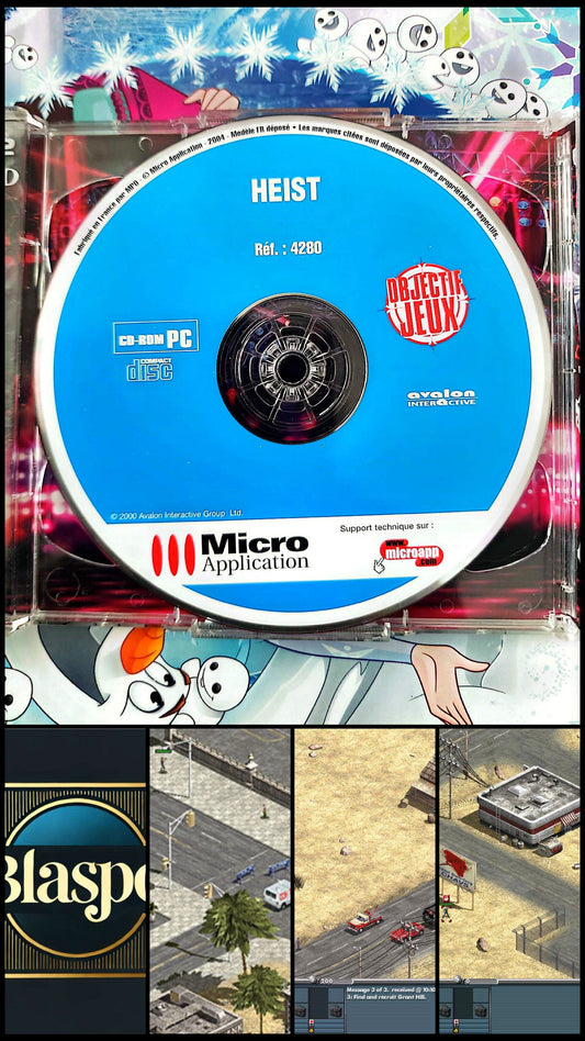 Heist – Jeu PC CD-ROM Stratégie Braquage Action | CD Seul Sans Boîtier | Avalon Interactive