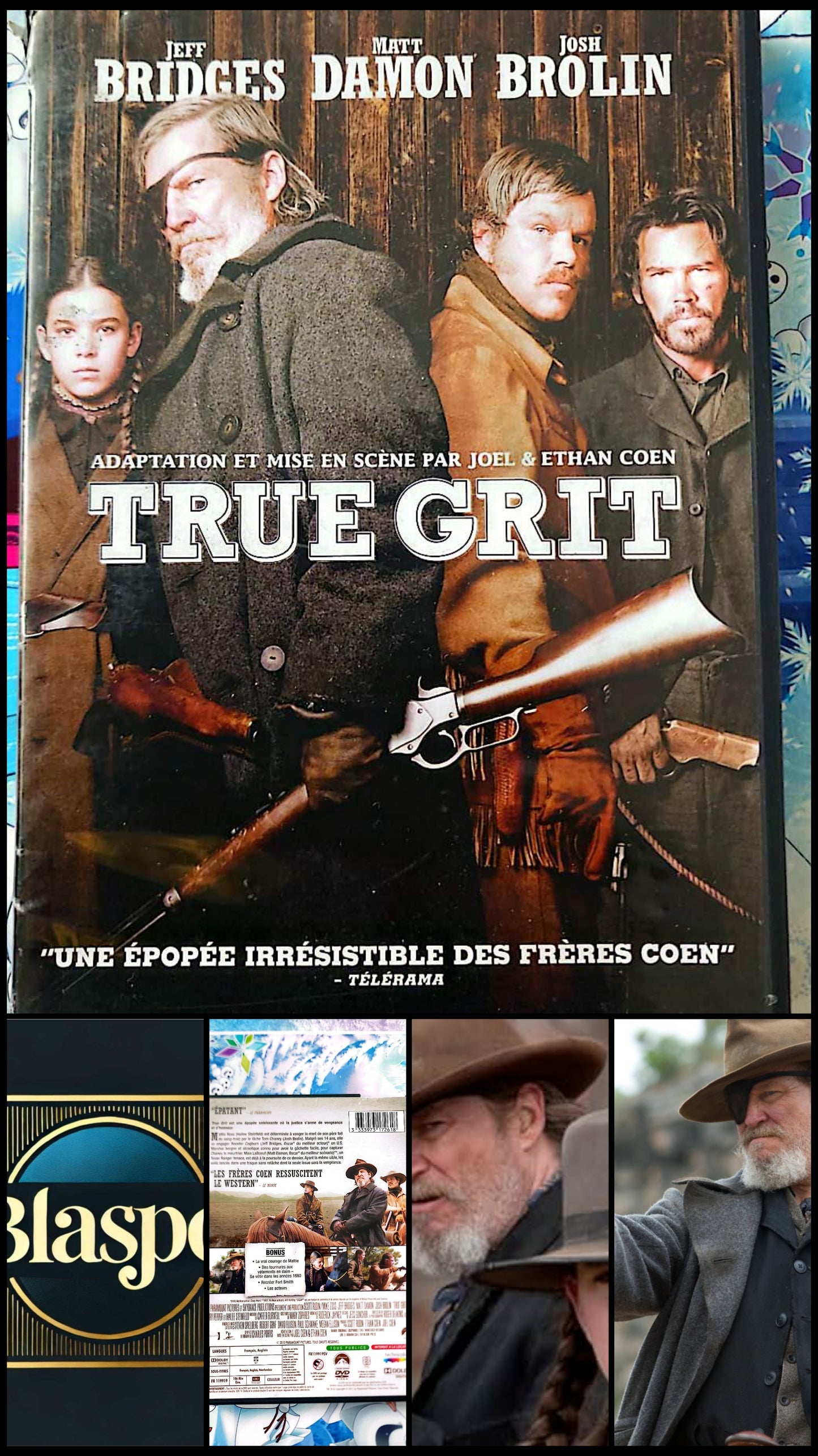 True Grit DVD Western Jeff Bridges Matt Damon Josh Brolin Version Française Anglaise