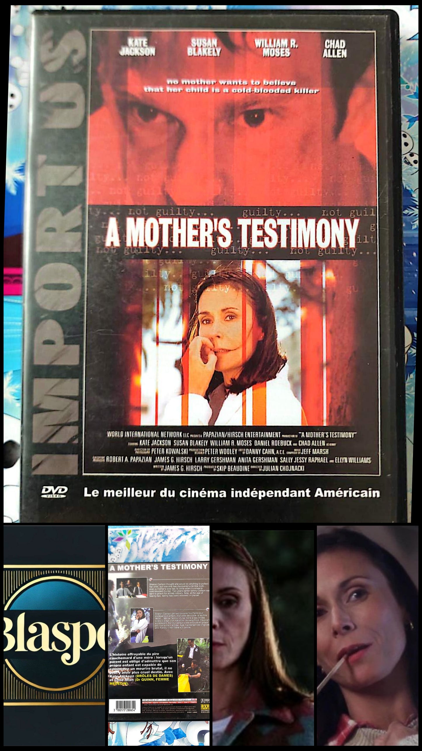 A Mother's Testimony DVD Film Policier Drame Thriller Kate Jackson Version Française