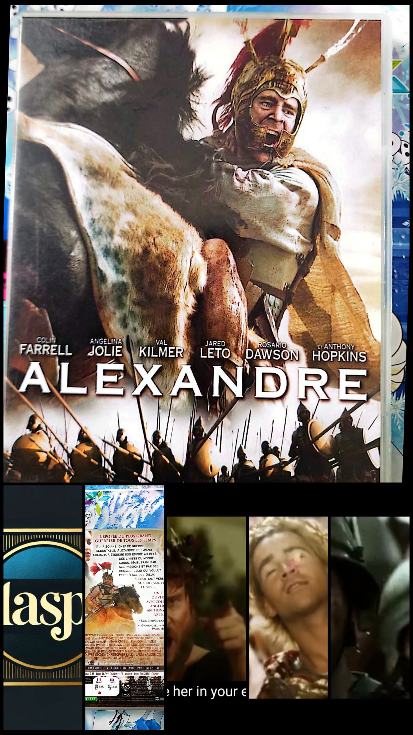 Alexandre DVD Film Péplum Historique Oliver Stone Colin Farrell Angelina Jolie VF