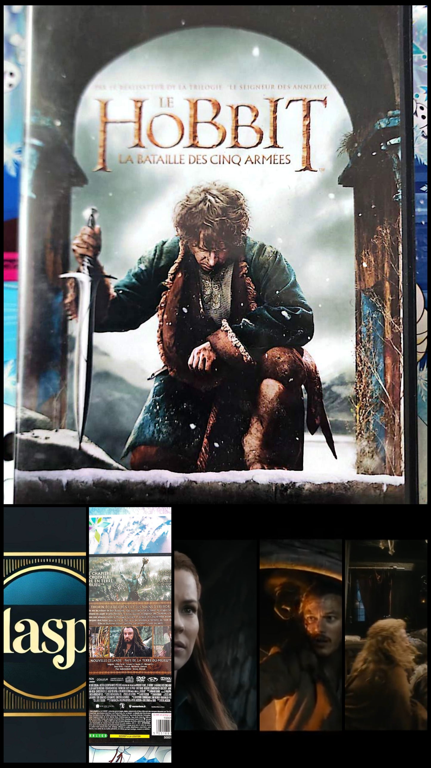 Le Hobbit La Bataille des Cinq Armées DVD Film Fantasy Aventure Terre du Milieu Peter Jackson Version Française