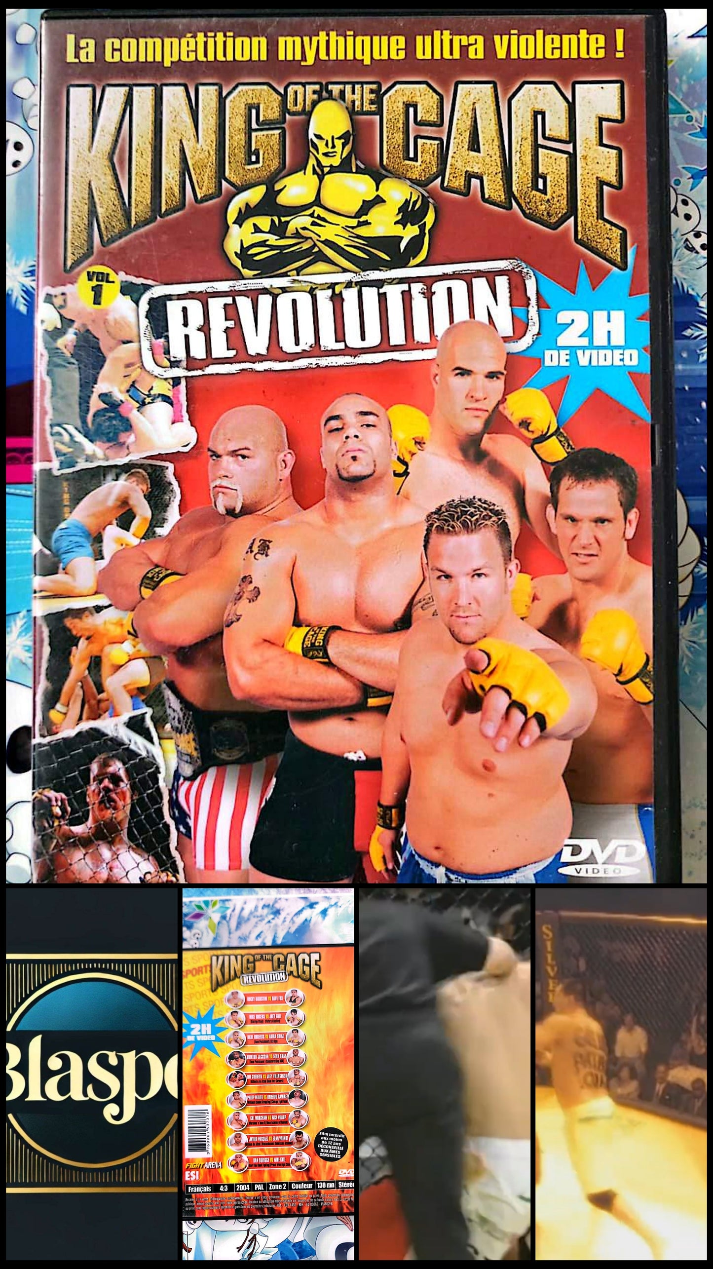 King of the Cage Revolution Vol 1 DVD MMA Combat Cage Fight Tournoi Arts Martiaux Version Française