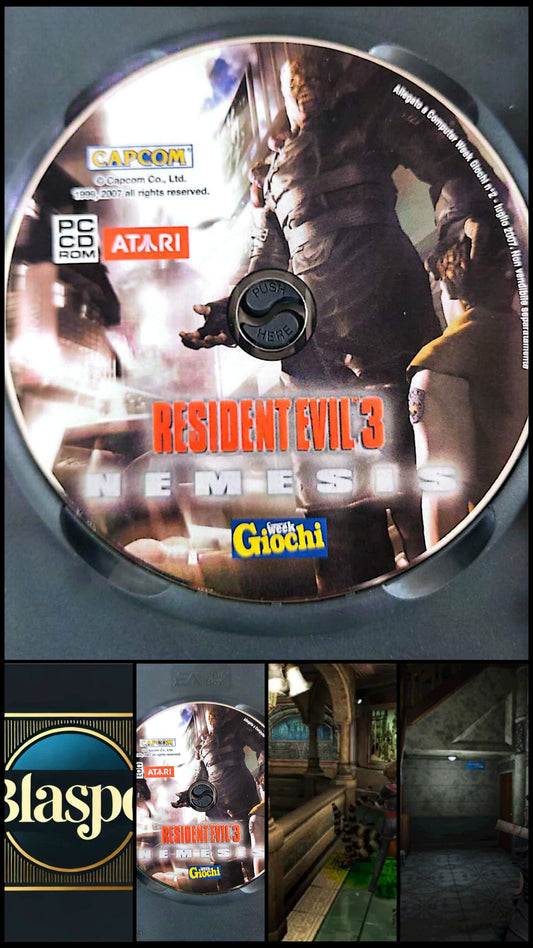 Resident Evil 3 Nemesis Jeu PC CD-ROM Capcom Atari CD Seul Occasion