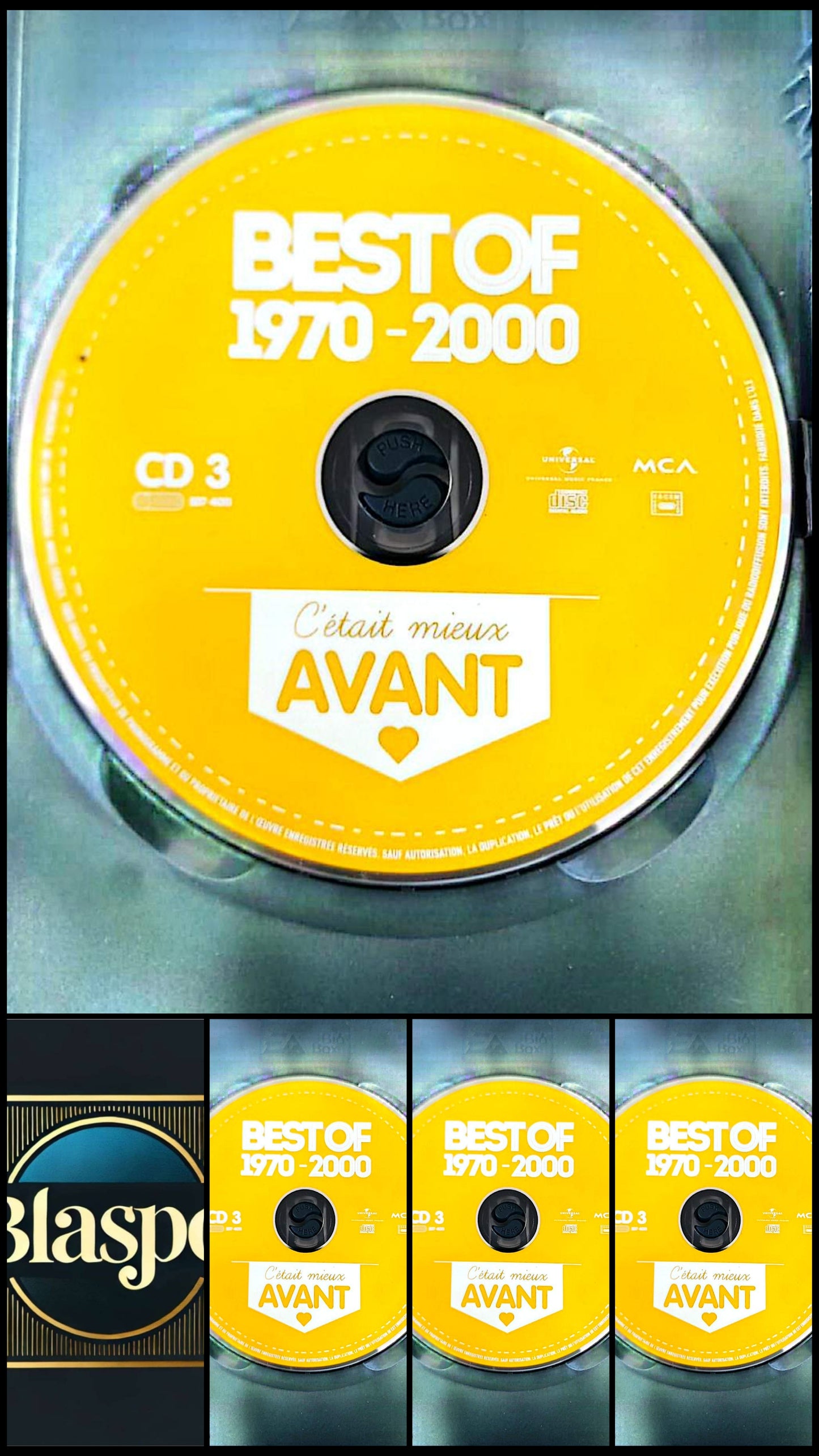 Best Of 1970-2000 C’était Mieux Avant CD 3 Compilation Audio CD Seul Occasion