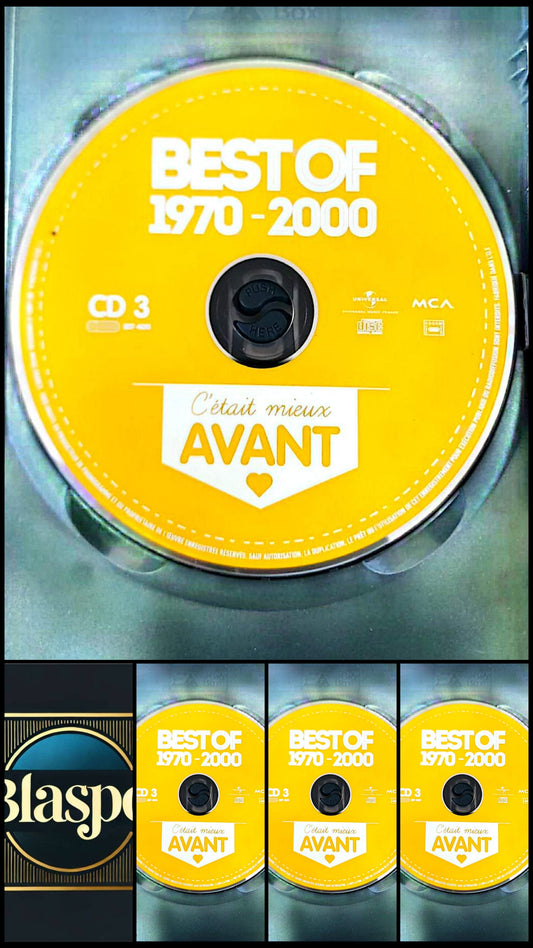 Best Of 1970-2000 C’était Mieux Avant CD 3 Compilation Audio CD Seul Occasion