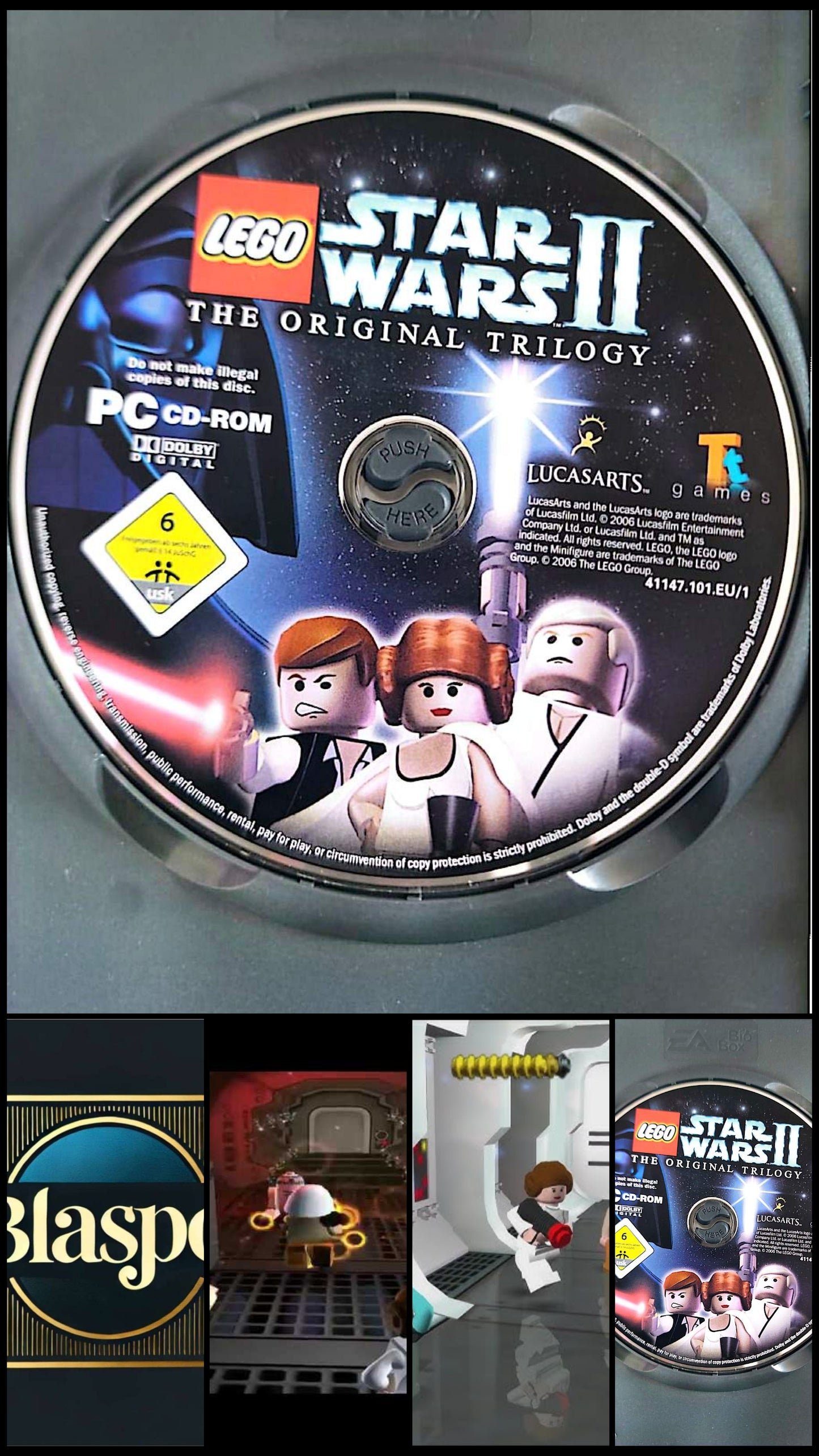 LEGO Star Wars II The Original Trilogy PC CD-ROM Seul Sans Boîtier