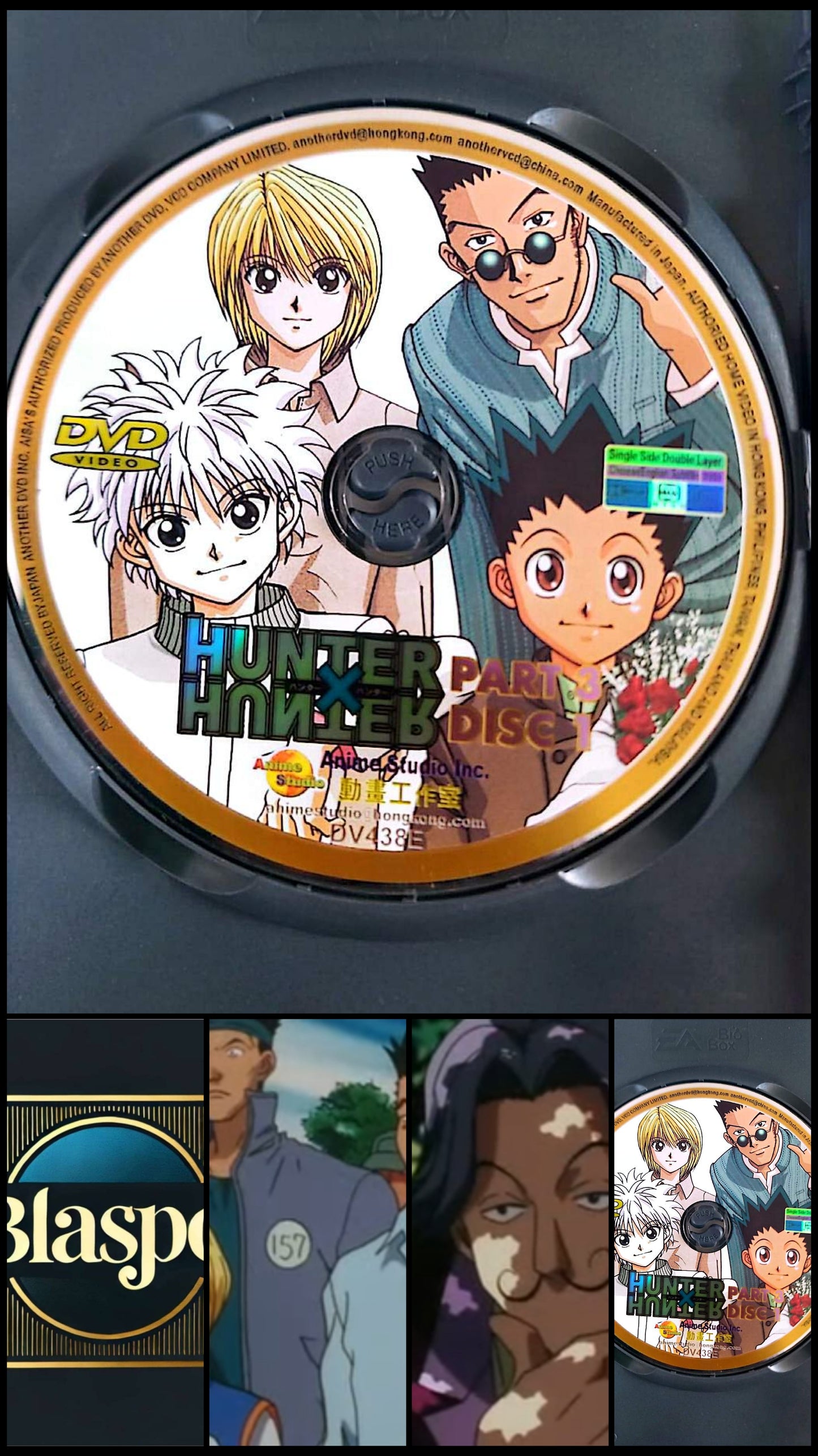Hunter x Hunter Part 3 Disc 1 DVD Seul Sans Boîtier Anime Manga Occasion