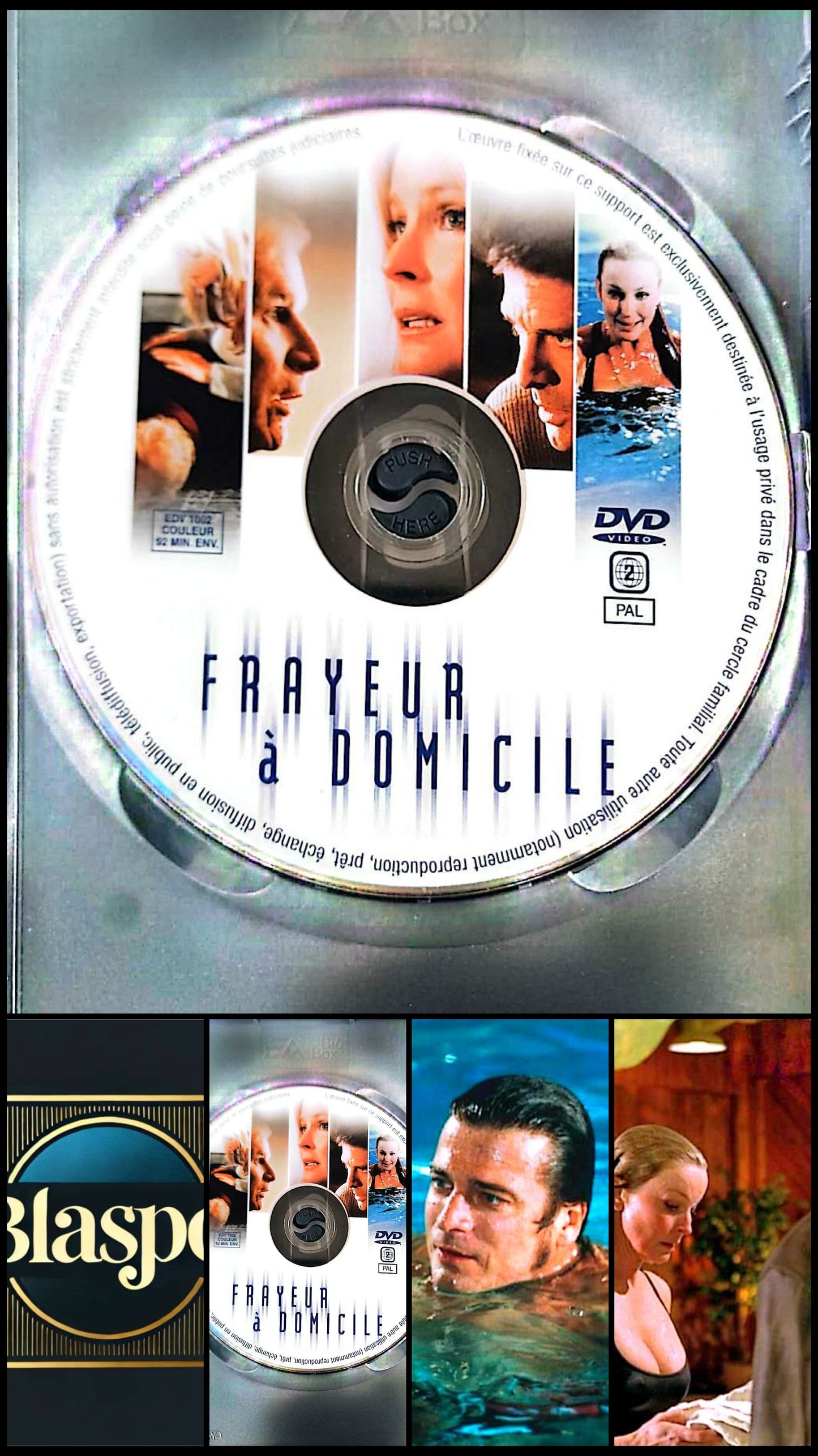 Frayeur à Domicile DVD Seul Sans Boîtier Film Thriller Occasion PAL