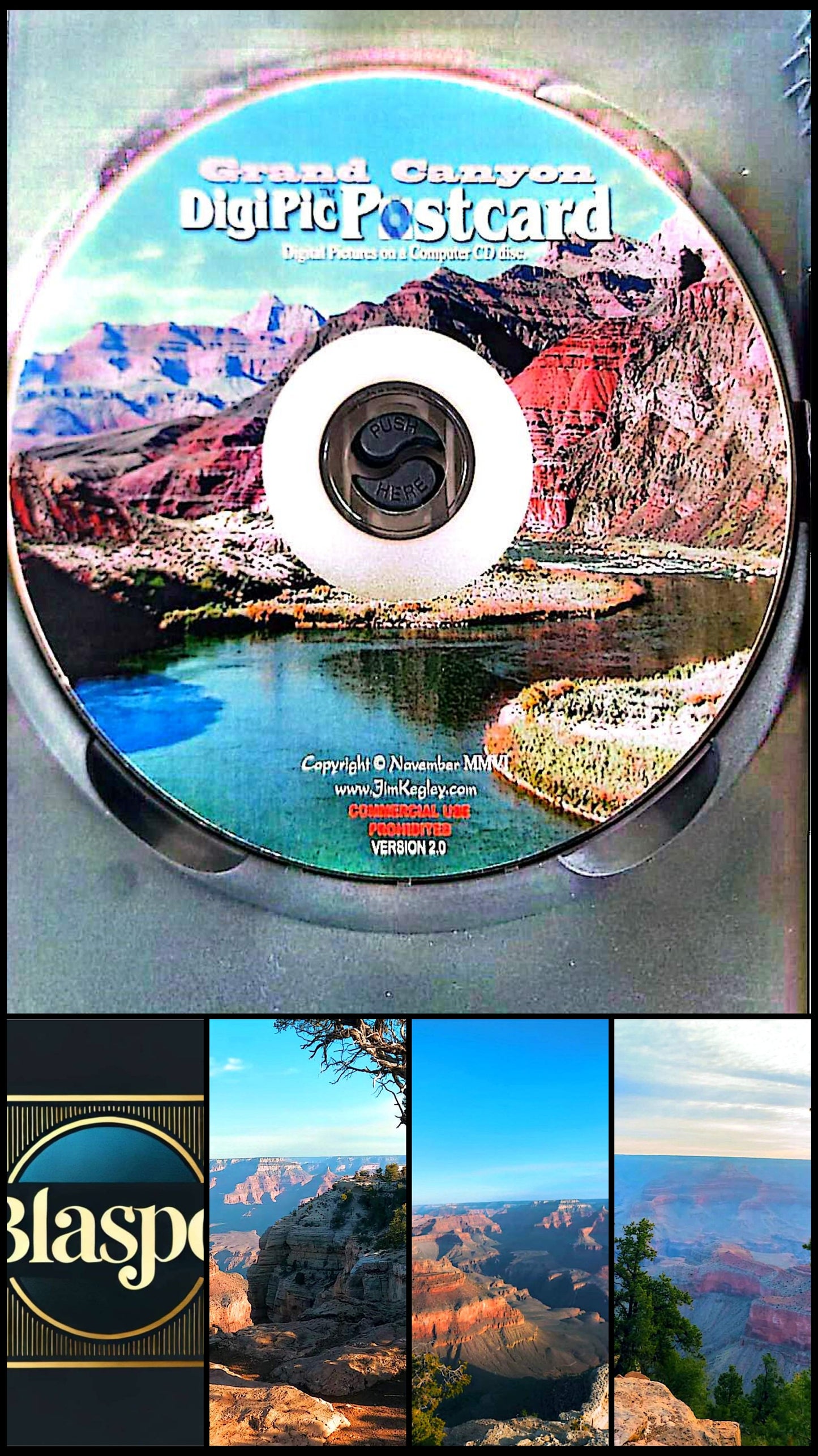 Grand Canyon DigiPic Postcard CD-ROM Photos Numériques PC CD Seul Anglais Occasion