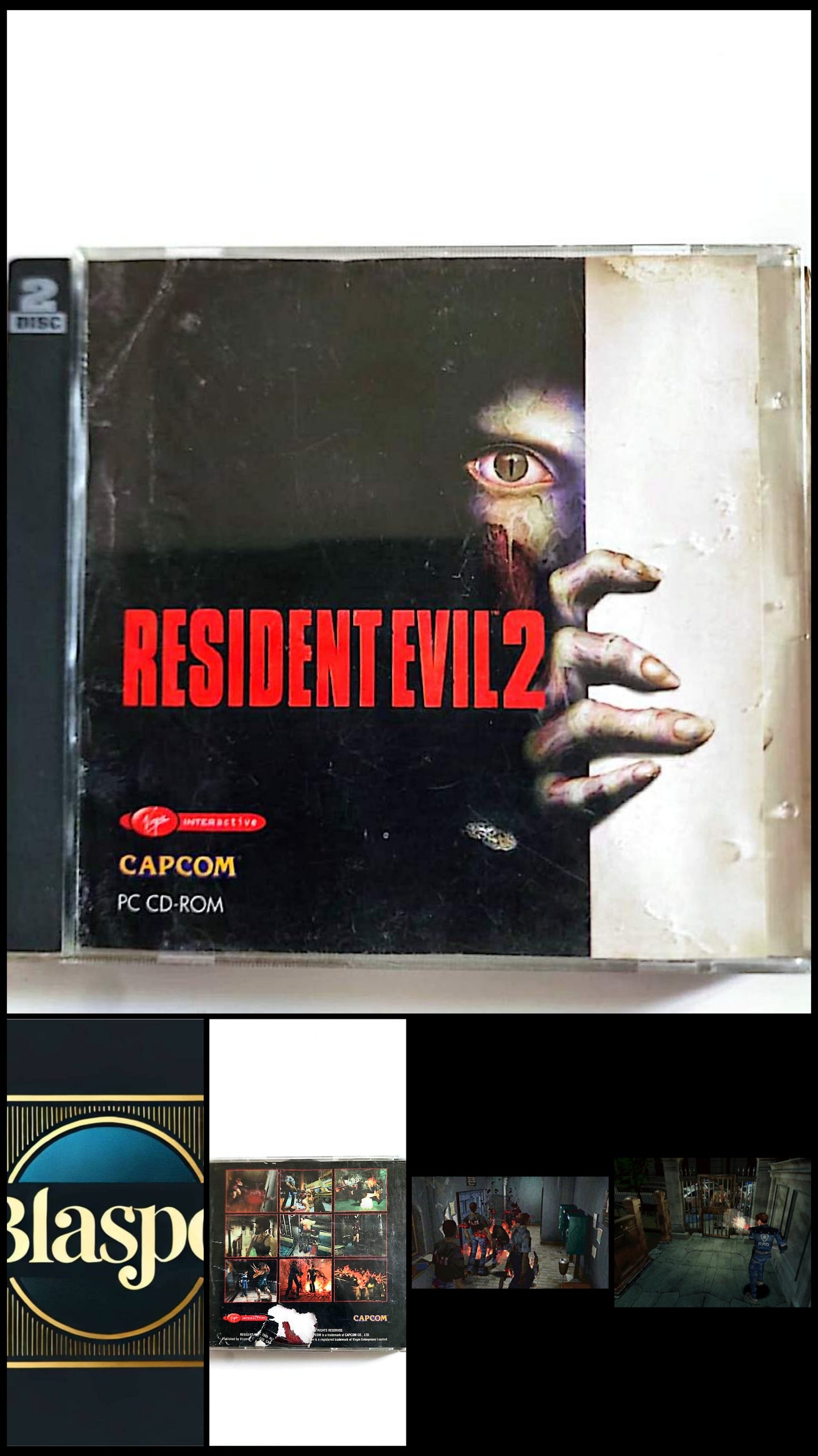 Resident Evil 2 PC CD-ROM 2 Disques Complet Survival Horror Capcom Version Française Occasion