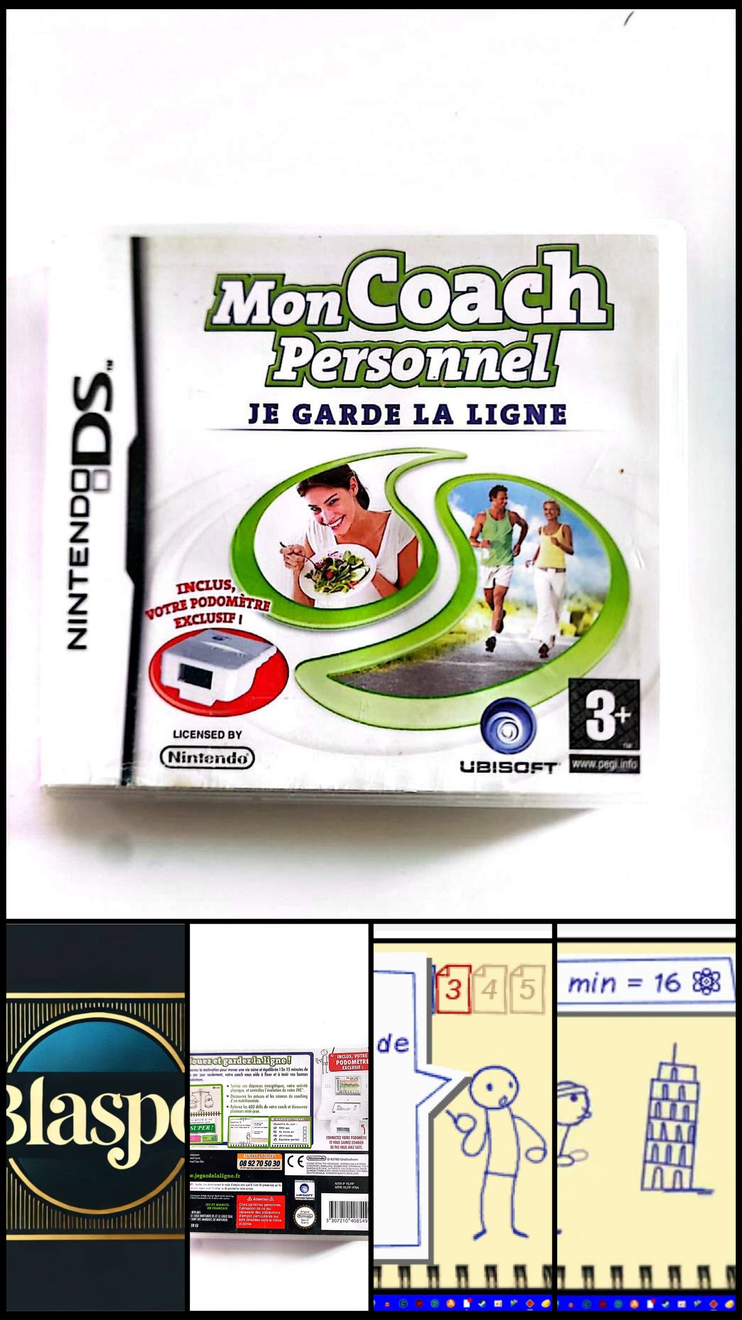 Mon Coach Personnel Je Garde la Ligne Nintendo DS Jeu Complet Version Française Ubisoft