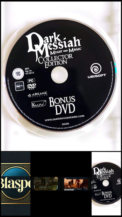 Dark Messiah Might and Magic Collector Edition Bonus DVD PC CD Seul Sans Boîtier Ubisoft