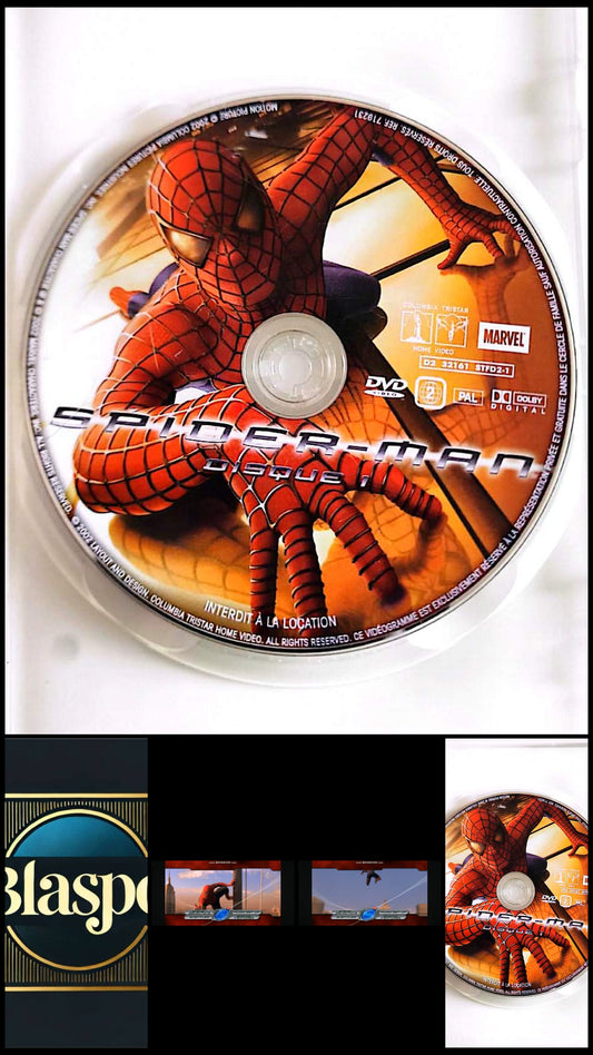 Spider-Man 2 DVD Film Action Super-Héros Marvel CD Seul Sans Boîtier