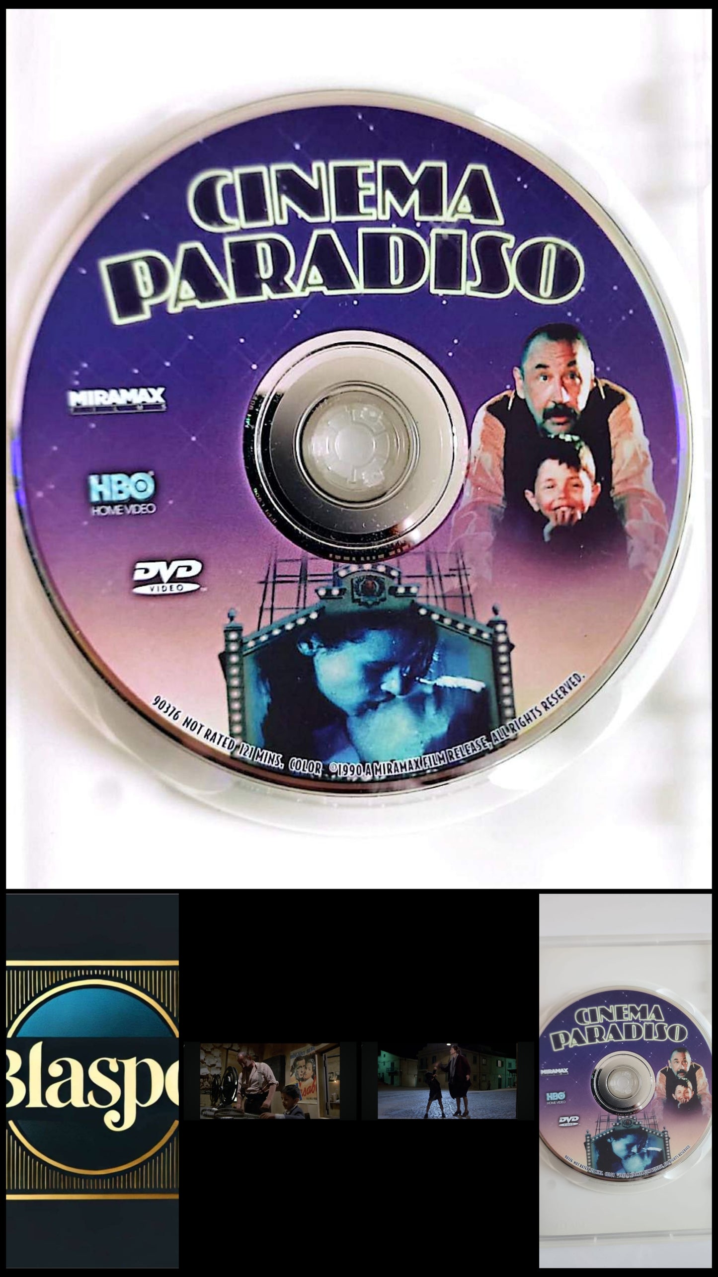 Cinema Paradiso DVD Film Drame Italien Giuseppe Tornatore CD Seul Sans Boîtier