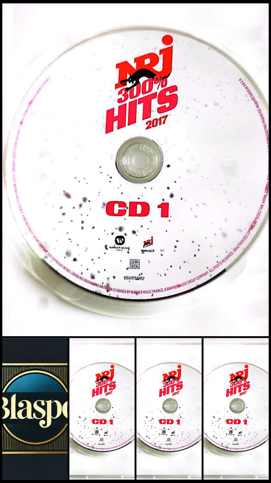 NRJ 300% Hits 2017 CD 1 Compilation Pop Dance Electro CD Audio Seul Sans Boîtier