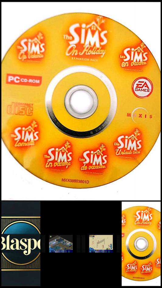 Les Sims En Vacances Extension PC CD-ROM CD Seul Sans Boîtier Version Française