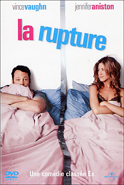 dvd Vince Vaugh Jennifer Aniston La Rupture