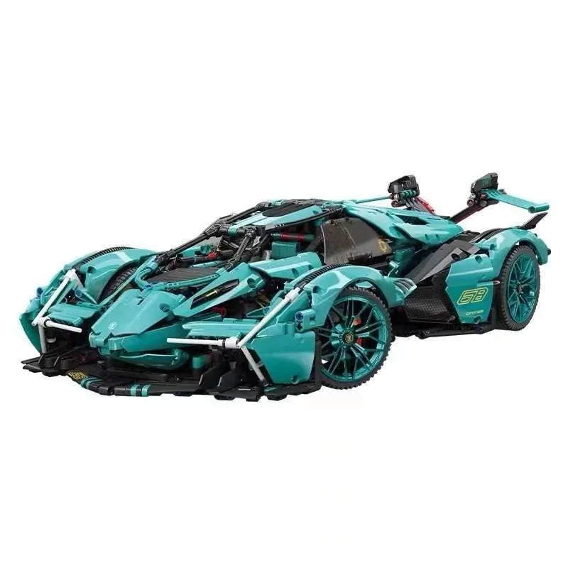 Voiture de Sport en Blocs de Construction 1248 Pièces – Modèle Technique à Assembler – Véhicule de Collection – Jeu Créatif