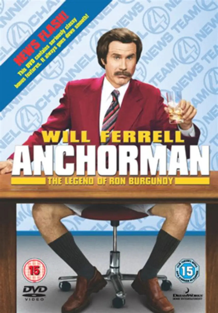 dvd will ferrell anchorman the legend of ron burgundy