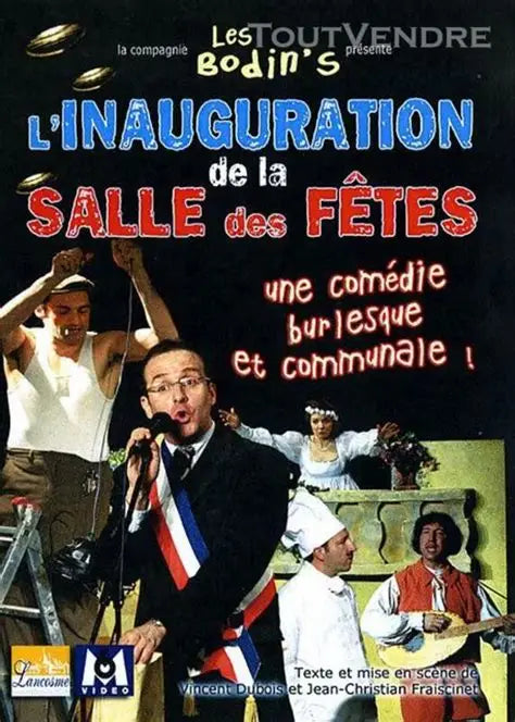 DVD les bodin's l'inauguration de la salle des fete