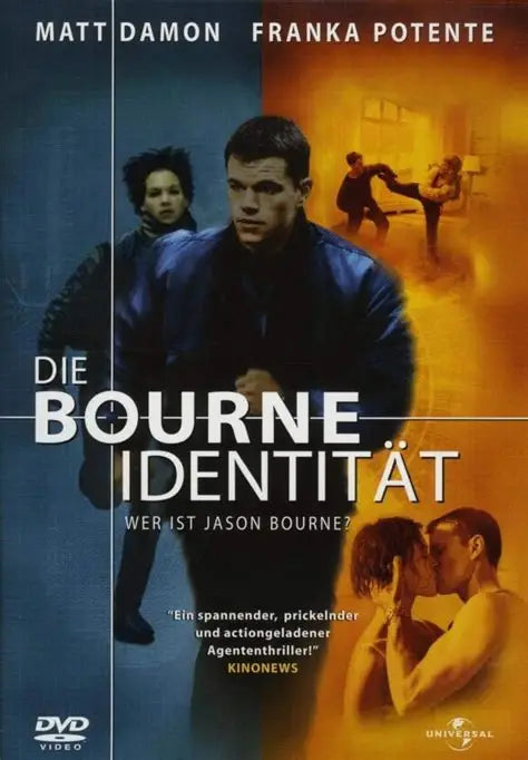 dvd matt damon the bourne identity
