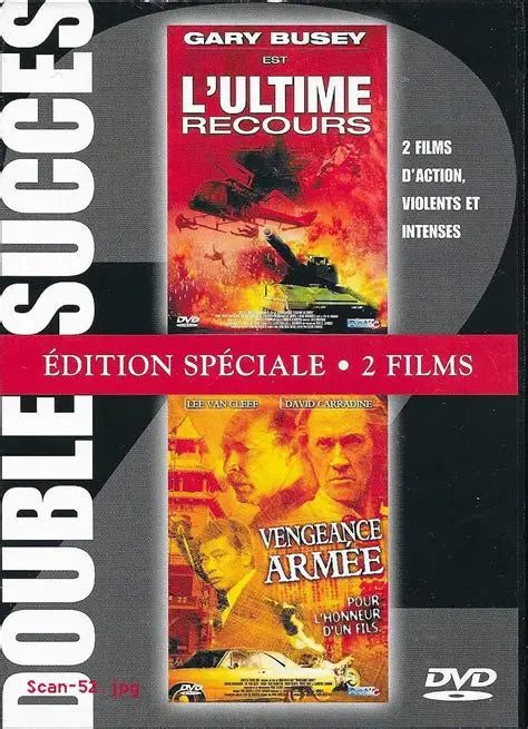 DVD : Double Succès l'ultime recours et vengeance armée