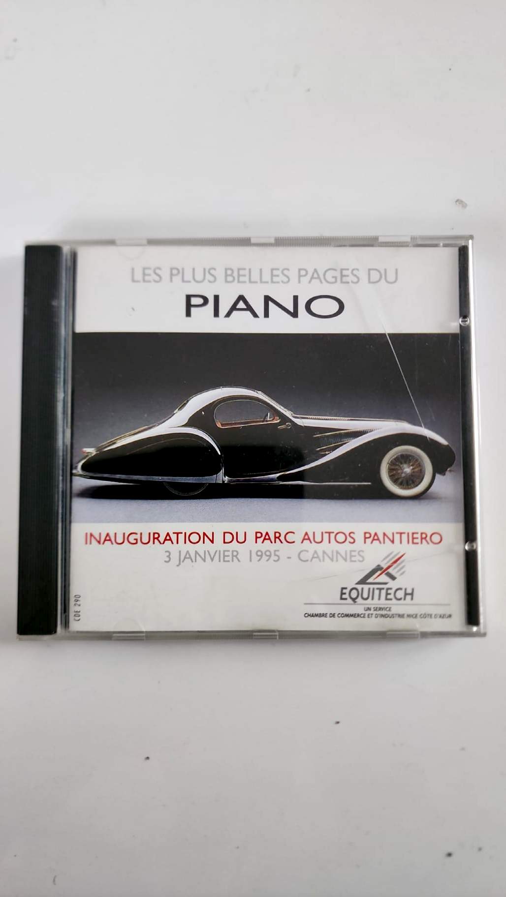 Henri Pelissier – Les plus belles pages du piano – CD publicitaire Pantiero Cannes 1995