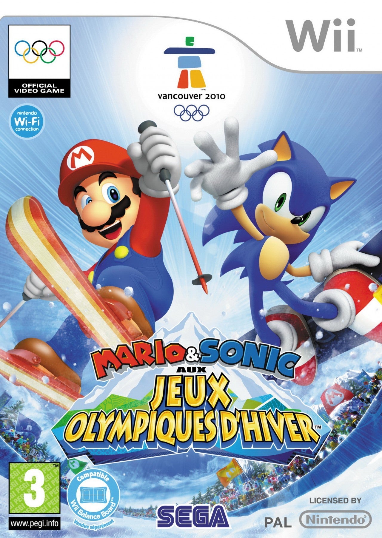 Mario et sonic wii