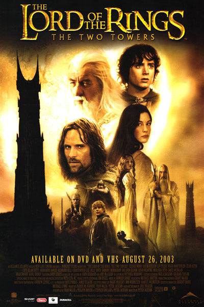 DVD the lord of the rings the two towers