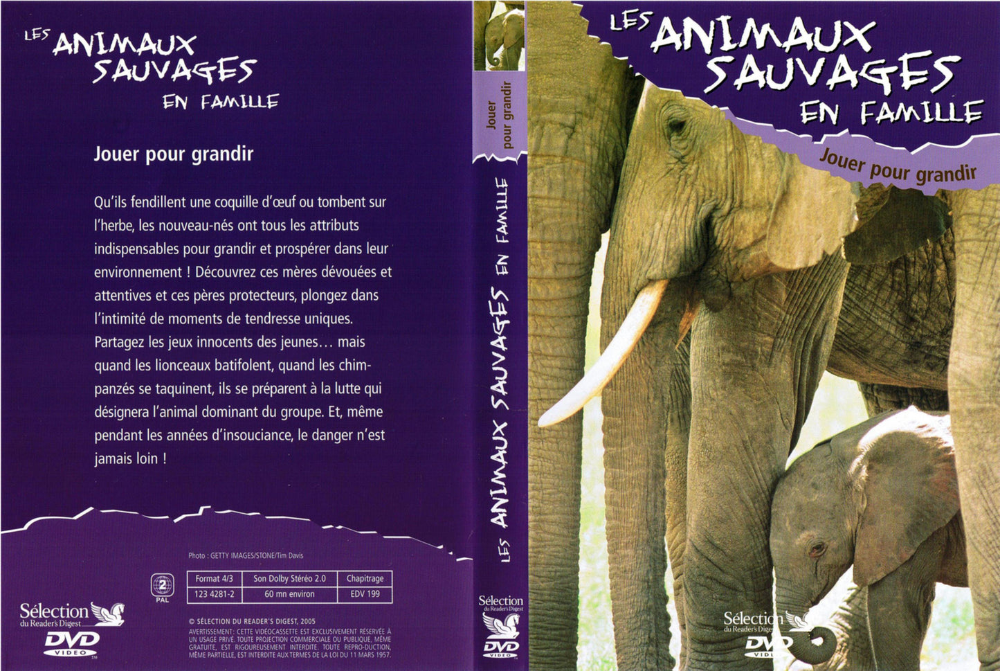 DVD Les animaux sauvages en famille