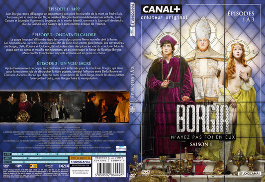 Dvd Borgia Saison 1 Épisode 10 À 12