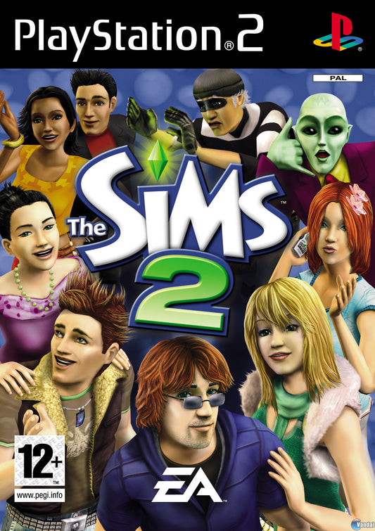 Sony ps2 PlayStation 2 jeu vidéo Les Sims 2 simulation pegi 12
