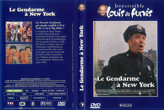 DVD Le Gendarme à New York – Film culte avec Louis de Funès et Michel Galabru