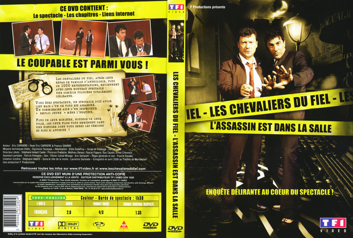 DVD les chevaliers du fiel l'assassin est dans la salle