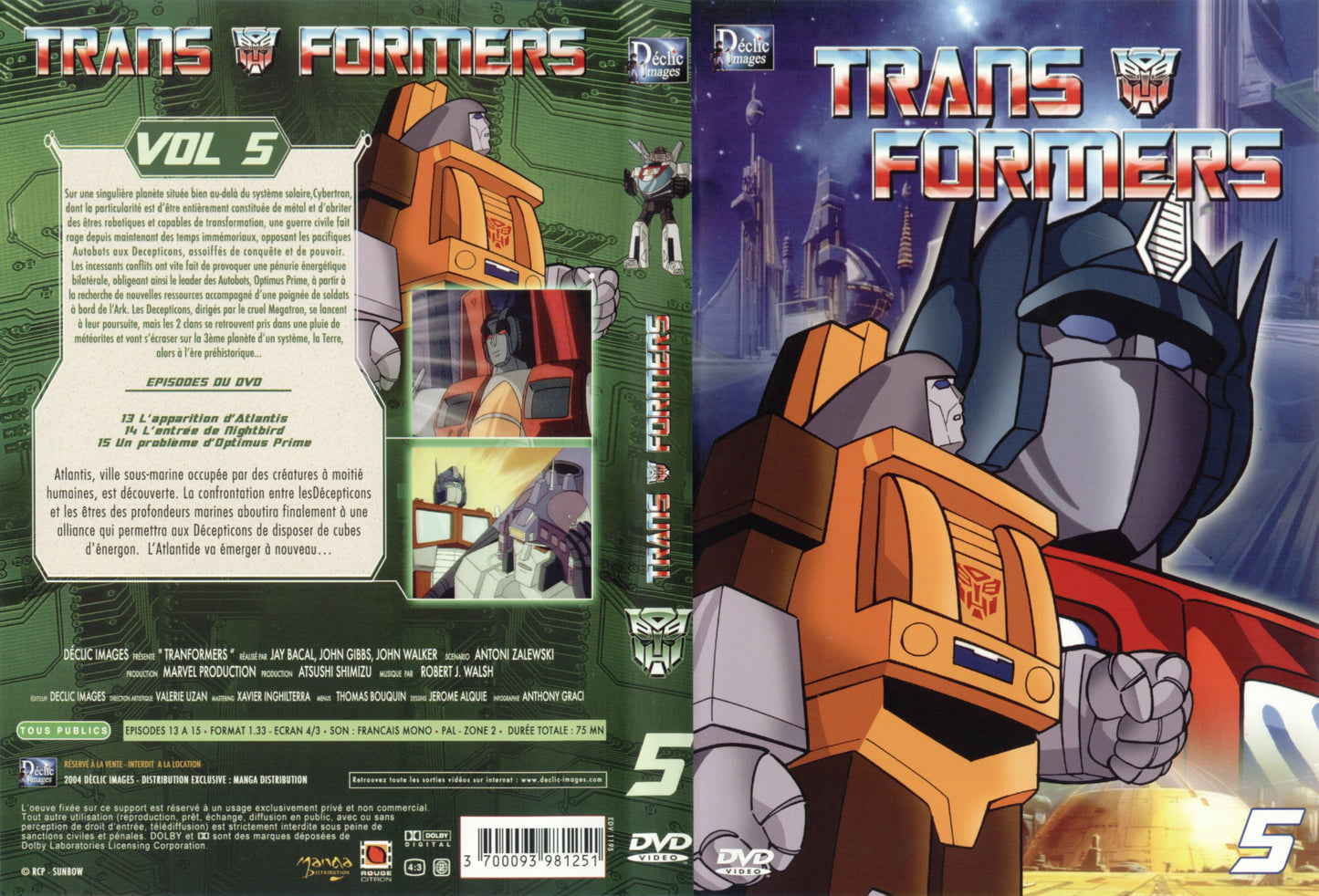 DVD Transformers Vol 5