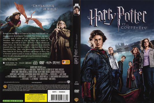 Harry Potter et la Coupe de Feu - DVD Film Fantastique - Version Française PAL DVD état Par
