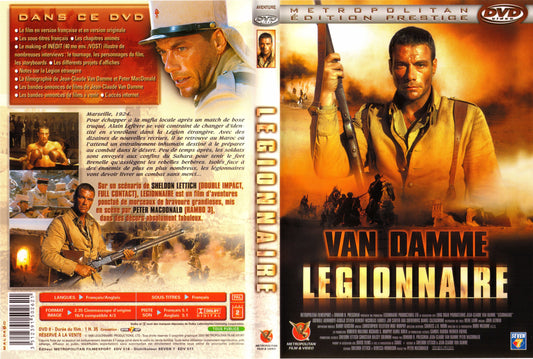 DVD : van damme legionnaire en