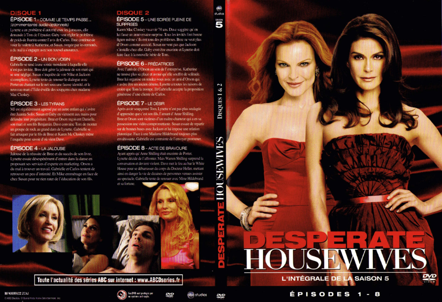 dvd Desperate HouseWives L' integrale de la Saison 5 Episodes 1-8