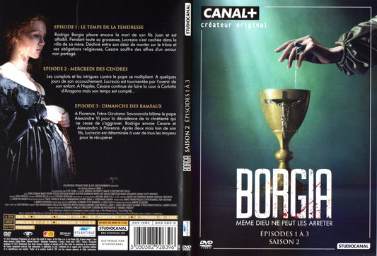 Dvd Borgia Saison 2 Épisode 1 À 3