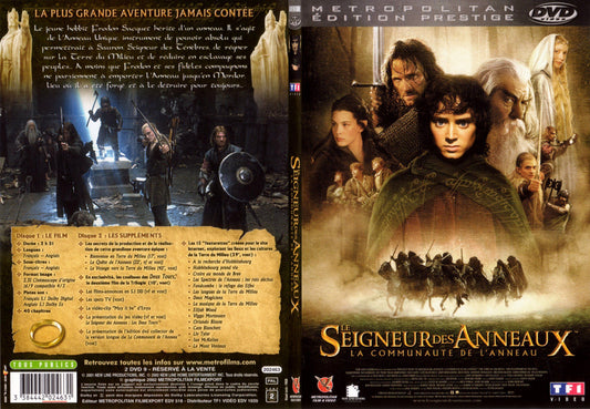 DVD le seigneur des anneaux la communauté de l'anneau