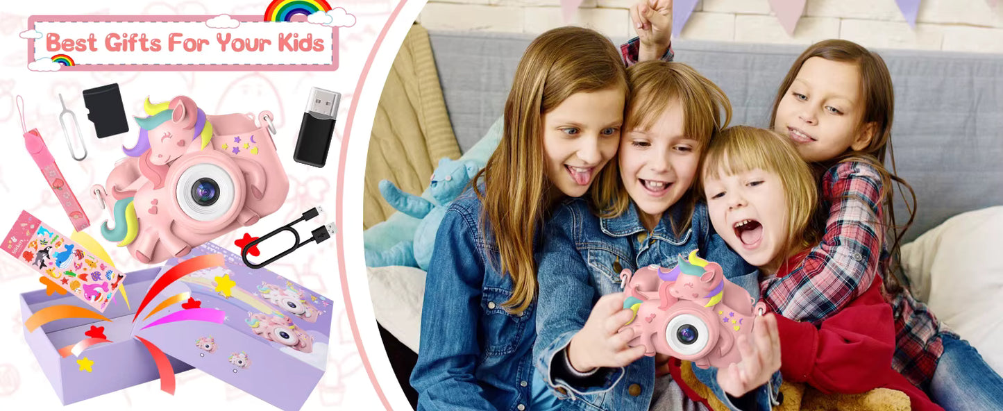 Caméra Enfant 2.0” 20MP 1080P – Appareil Photo HD avec Carte 32Go