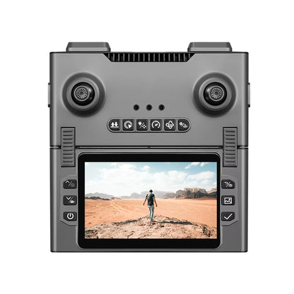 Dron Plegable M66 2026 HD FPV 5G con Cámara, Mando con Pantalla y Motor Brushless – Cuadricóptero RC Negro