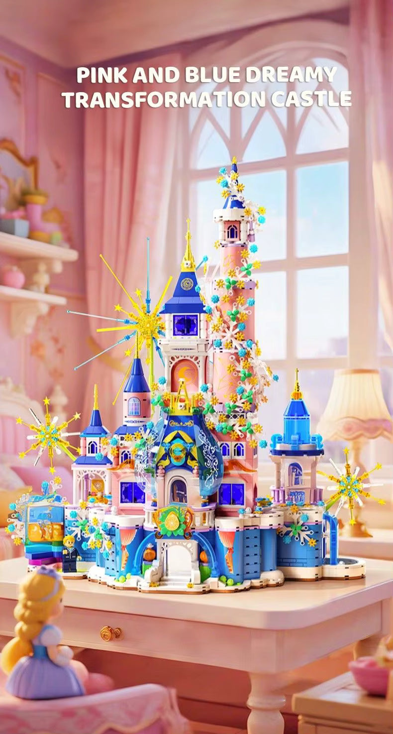 Château Enchanté 2334 Pièces – Jeu de Construction Créatif Type Briques – Univers Féérique Princesse – Jouet Enfan